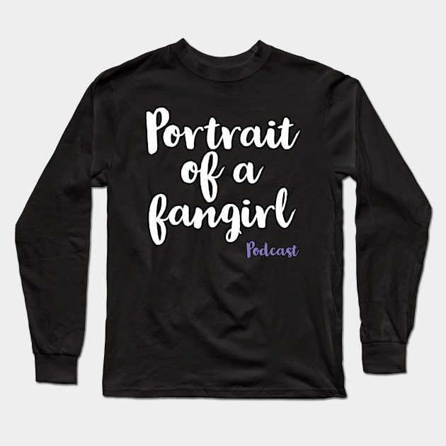 Portrait of a Fangirl Long Sleeve T-Shirt by templeofgeek